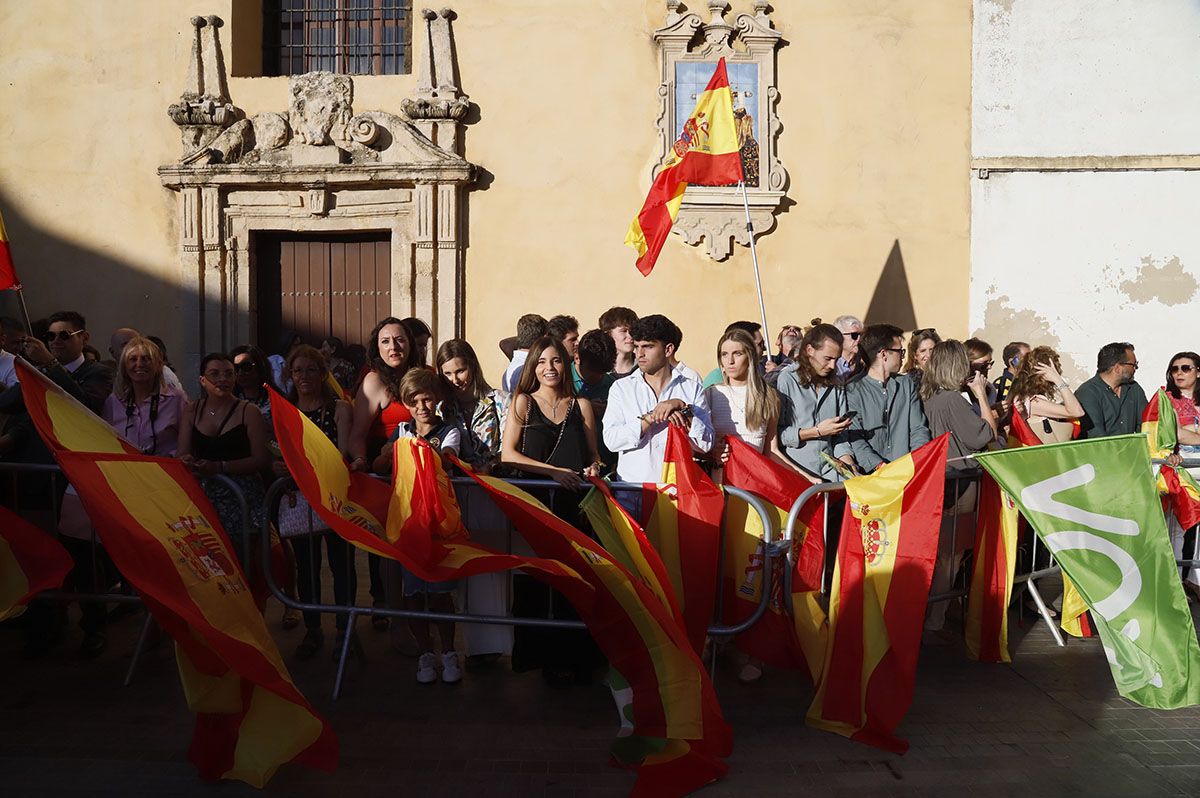 En imágenes el mitin de Vox en Córdoba con Abascal y Olona