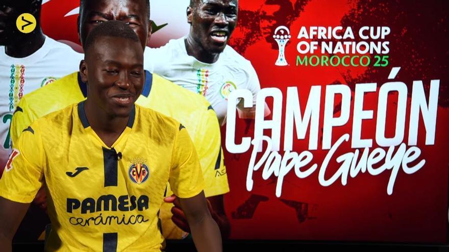 El triunfal regreso de Pape Gueye al Villarreal: "He disfrutado mucho con la gente en Senegal"