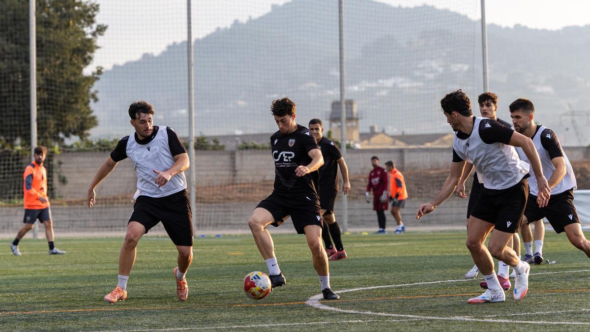Entrenamiento de la UD Castellonense.