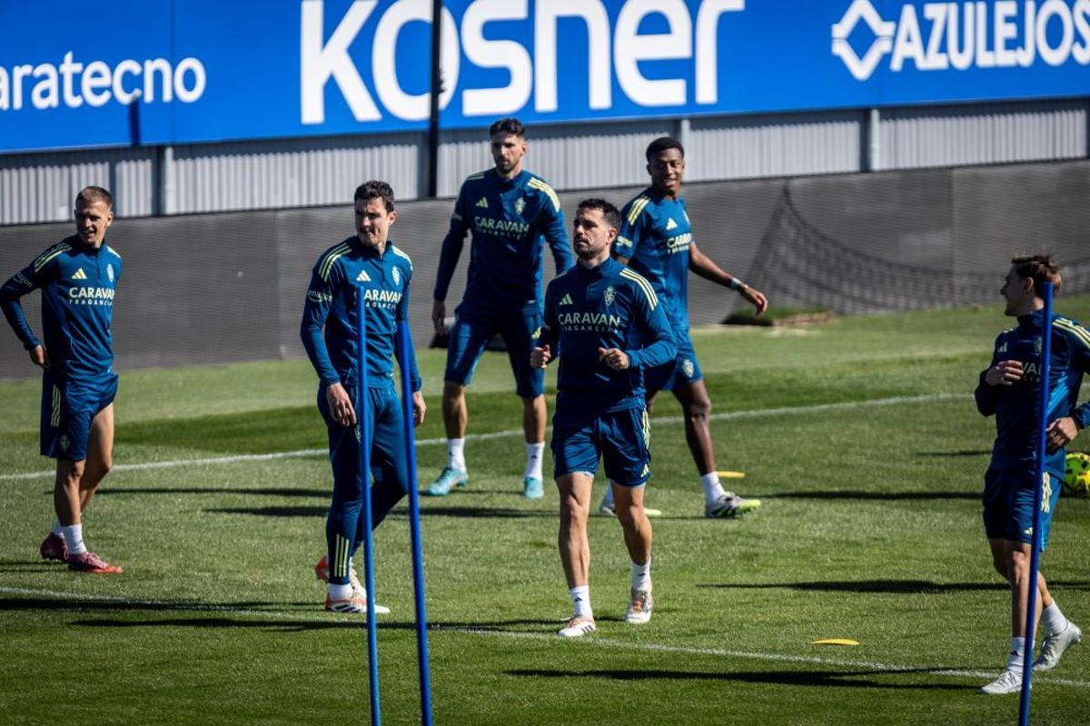 Insua y Radovanovic, en el centro, durante la sesión.