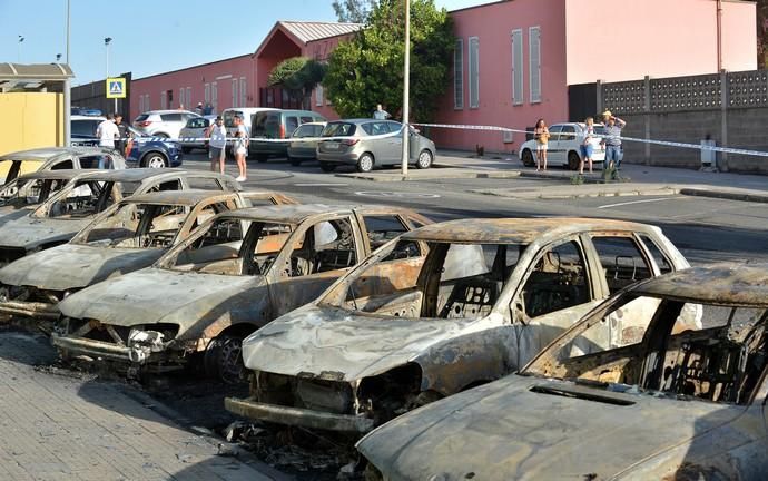 24/08/2018 JINÁMAR, TELDE. Incendio de 25 ...
