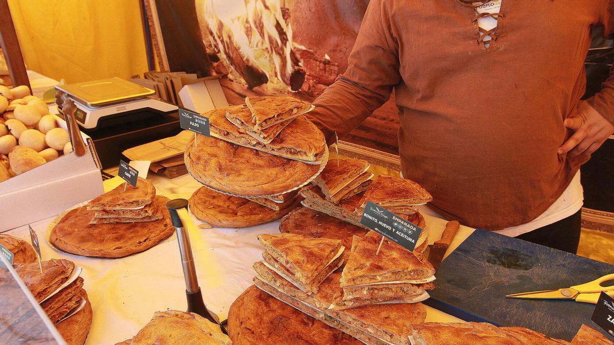 La empanada se convirtió en la reina de la fiesta en Allariz.