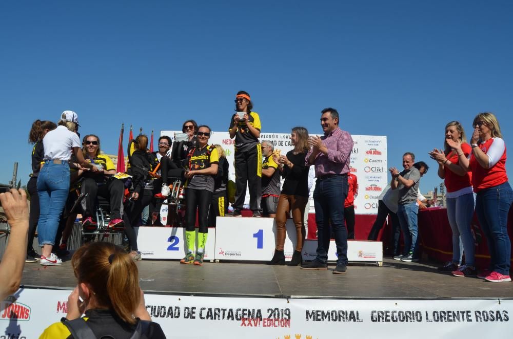 Ganadores de la Media Maratón de Cartagena