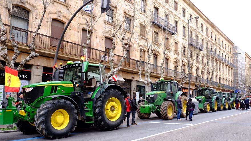 GALERÍA | Así ha sido la tractorada que ha colapsado Salamanca