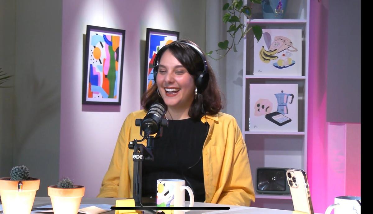 La creadora de contingut Claudia Sierra al plató de ‘Puede ser que sí’.