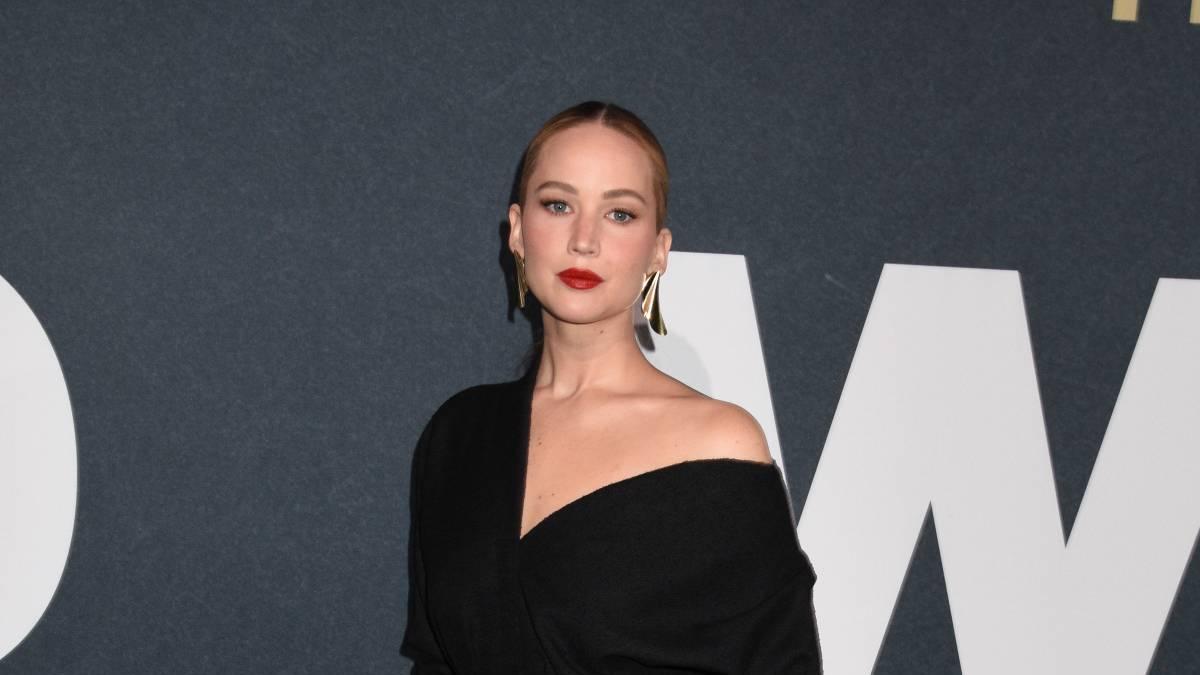 Jennifer Lawrence con vestido de Dior