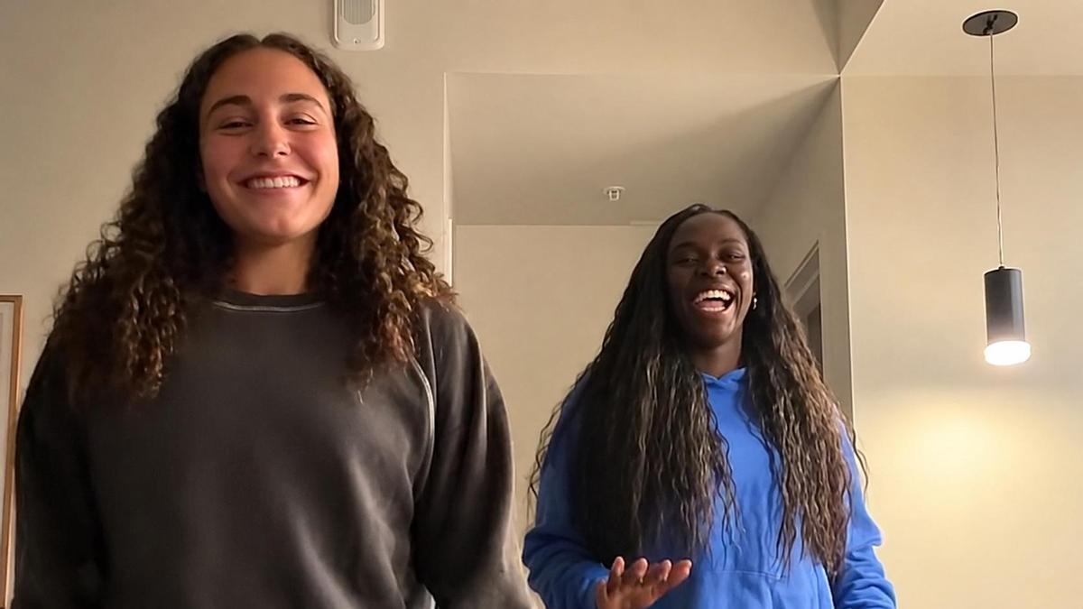 Carla Leite y Ornella Bankolé. juntas en Estados Unidos