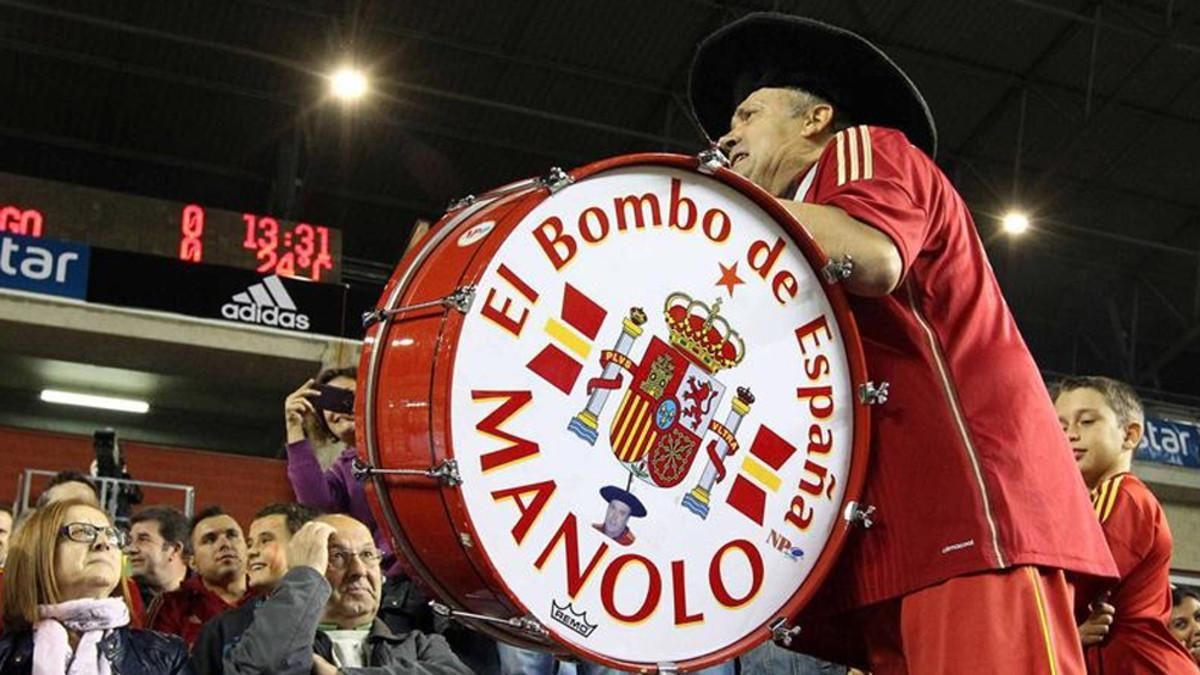 Manolo el del bombo, en una imagen de archivo