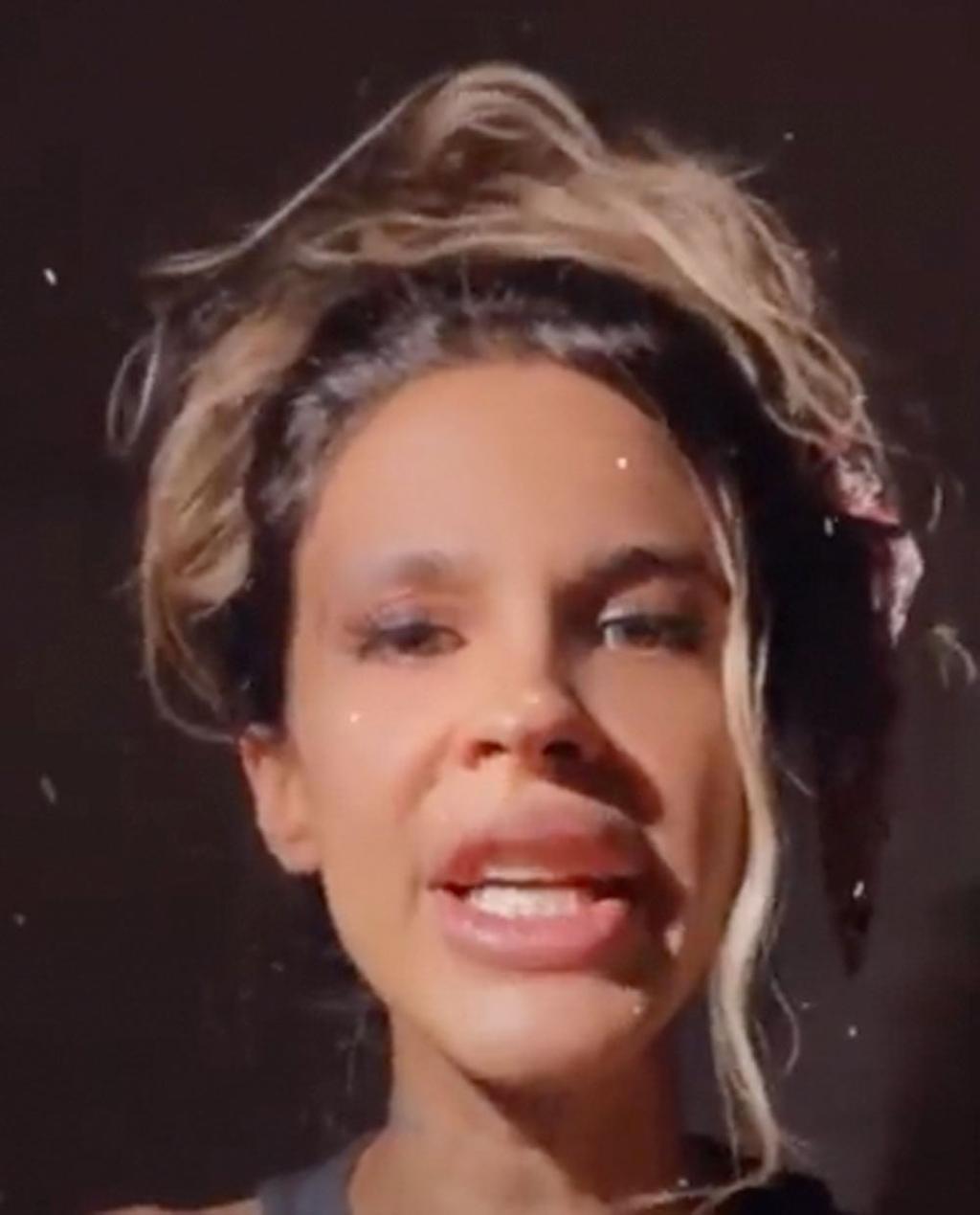 Ylenia en un directo de Instagram