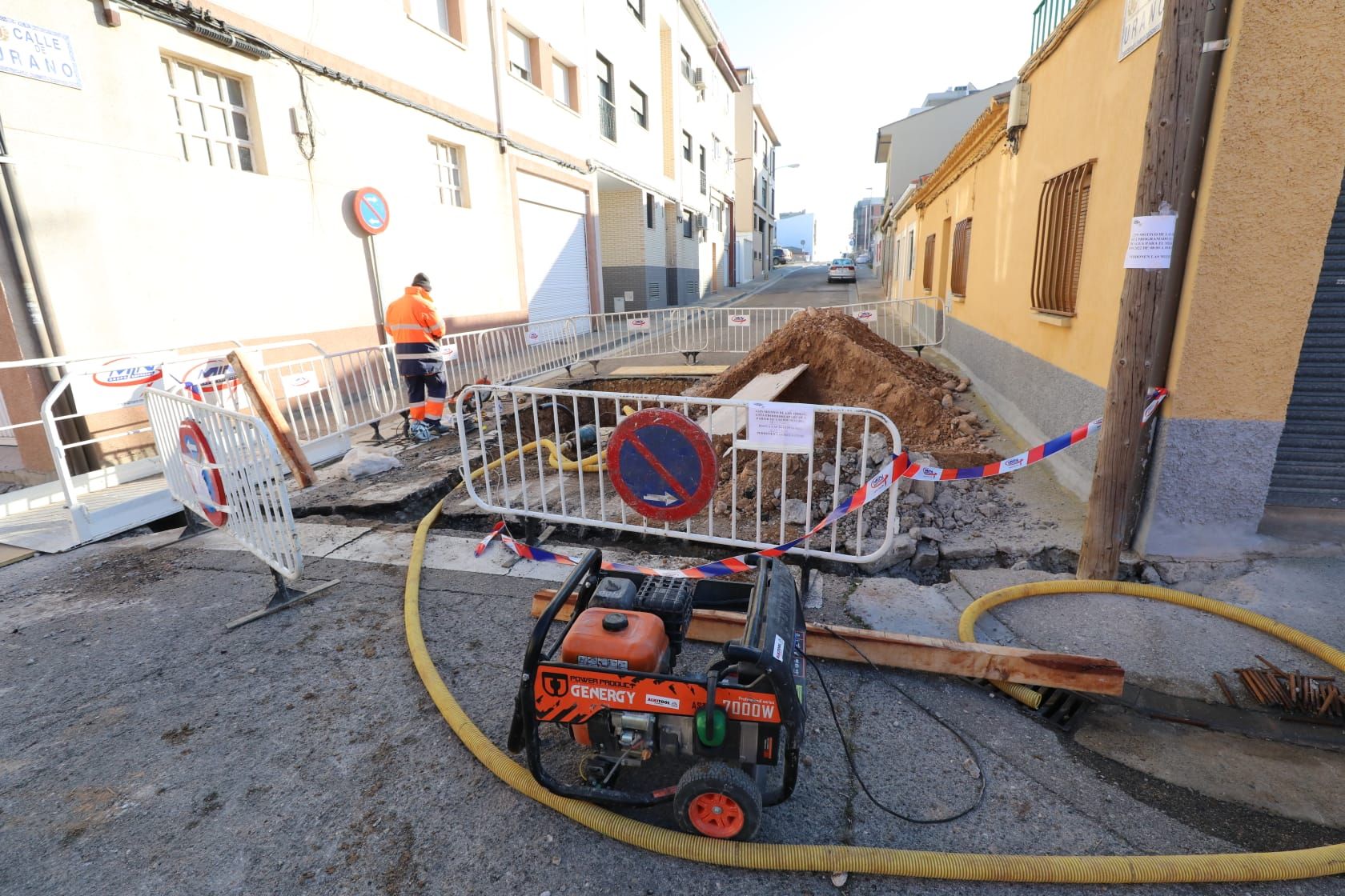 FOTOGALERÍA | Obras en la calle Osa Mayor de Zaragoza