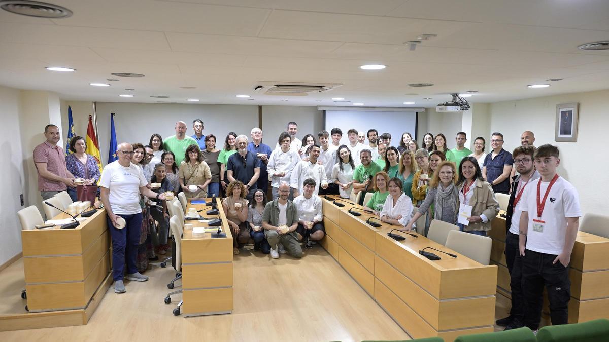 Presentación de la Challenge Lab en Paiporta, con el dulce.
