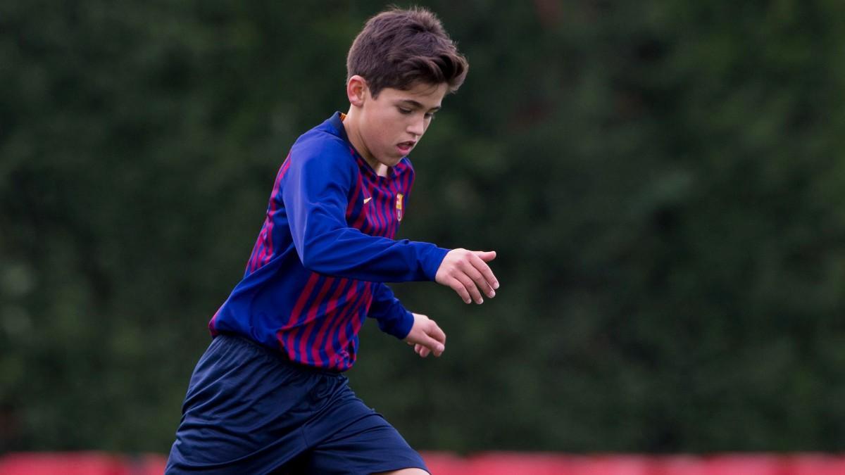 Cubarsí empezó en el Alevín A del Barça