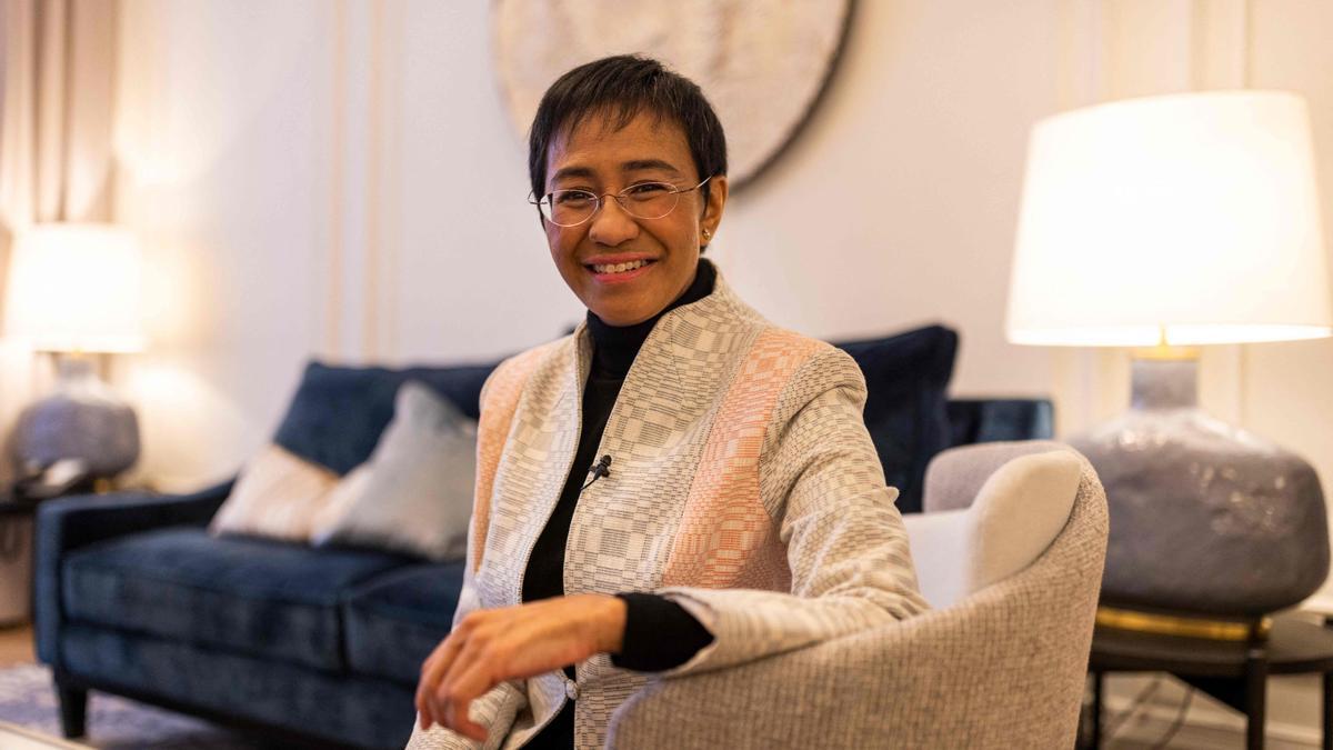 Maria Ressa, periodista ganadora del Premio Nobel de la Paz