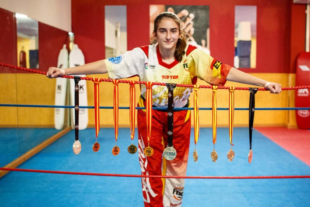 Desirée Planells, la promesa ibicenca del kickboxing