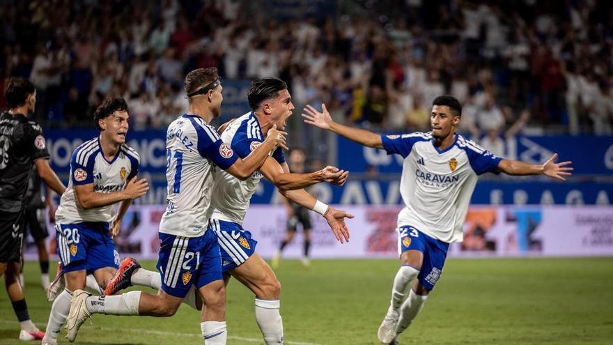 El gol de Edu Espiau y los factores Sangalli y Jardí en la primera victoria del Real Zaragoza