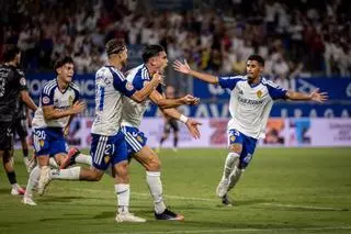 El gol de Edu Espiau y los factores Sangalli y Jardí en la primera victoria del Real Zaragoza