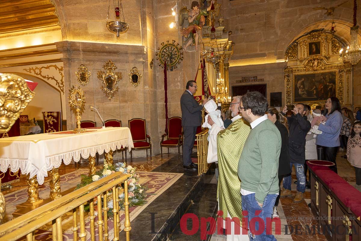 Presentación a la Vera Cruz de Caravaca de los niños nacidos en 2023