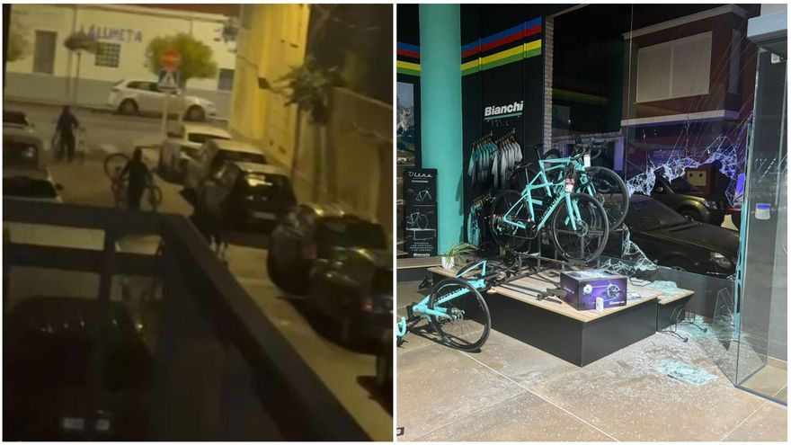 Nuevo robo de bicicletas Castellón: se llevan ocho en un asalto a una tienda en Almassora