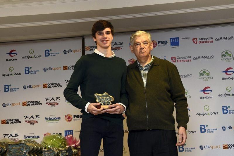 Gala anual de la Federación Aragonesa de Baloncesto