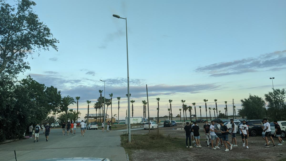 Imagen de Burriana este miércoles con ocasión del cierre de las playas por Sant Joan.