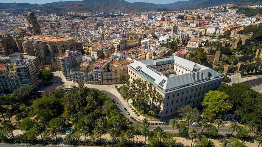 Vista aérea del Centro histórico.