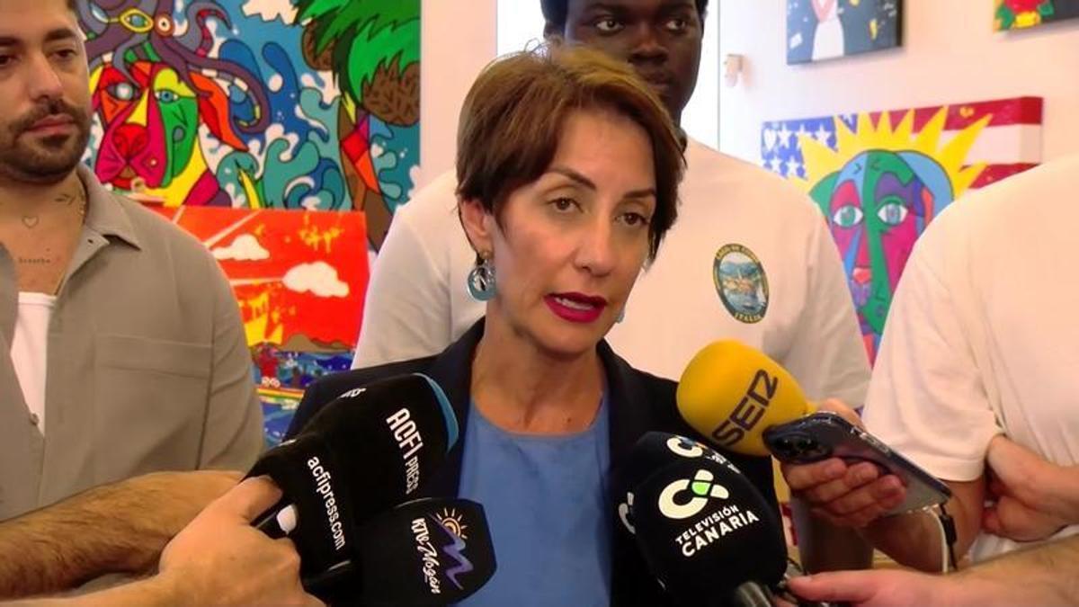 Onalia Bueno: "La movilidad se empezará a restringir en Arguineguín a las seis de la mañana"