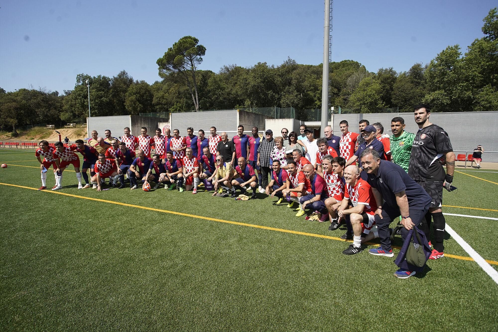 GIRONA. Torres de Palau Girona FC Legends-Agrupació Jugadors FCB, en homenatge a Pepe Pinto