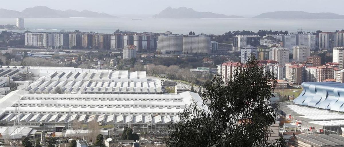 Vista panorámica del polígono de Balaídos.