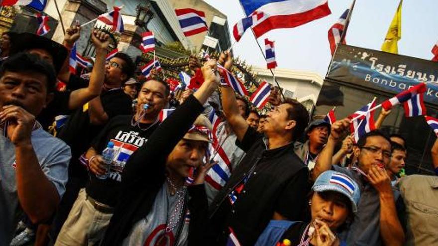 Las protestas siguen en Bangkok.