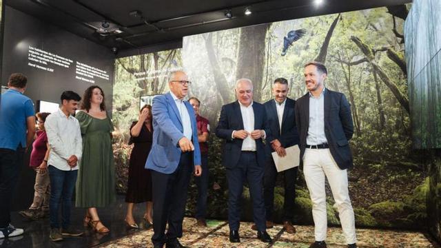 Un momento de la presentación de la remodelación del centro de visitantes.