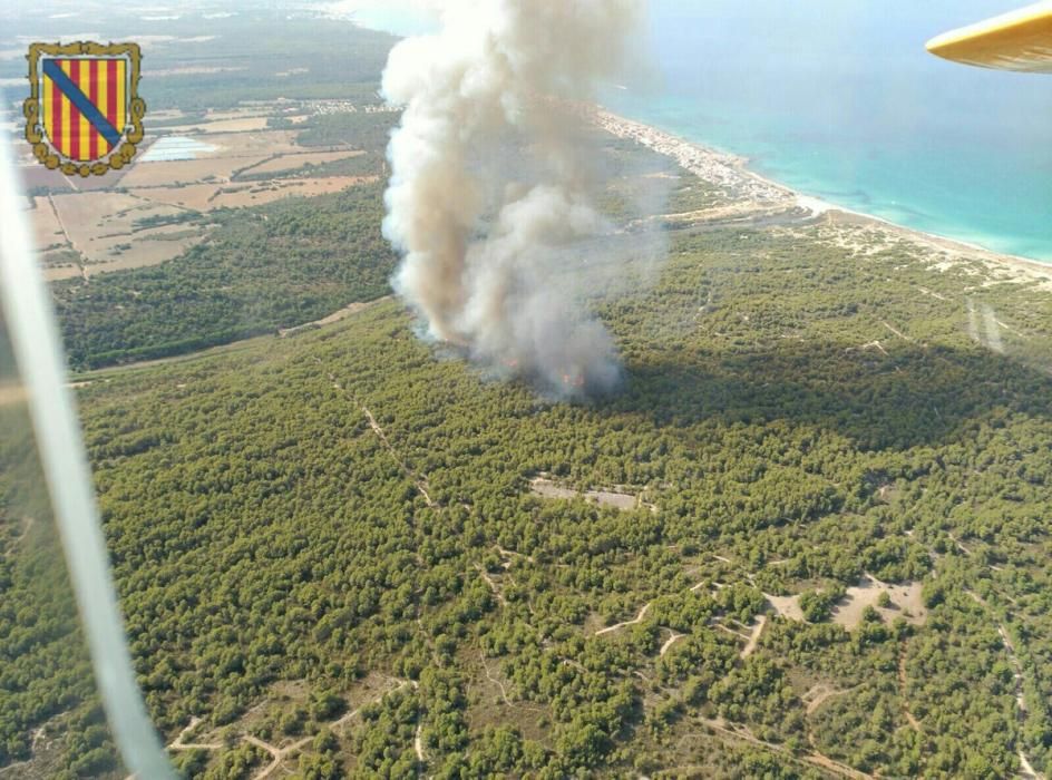 Nuevo incendio en sa Canova