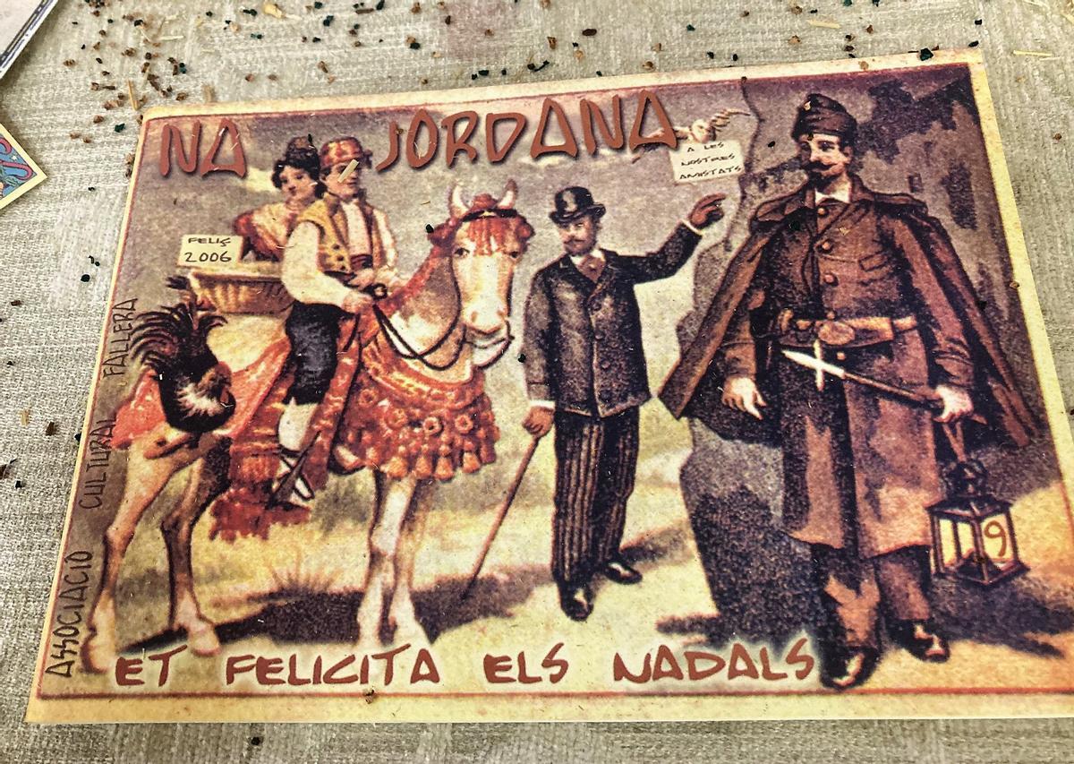 Na Jordana exhibe la historia de las Tarjetas de Navidad en su casal