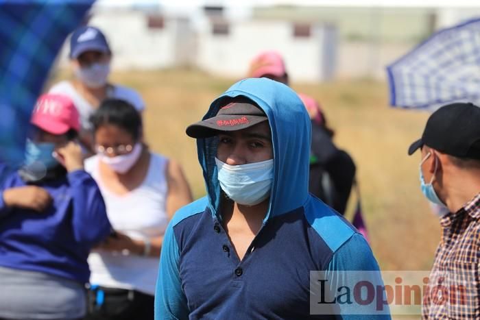 Totana protesta ante su vuelta a la fase 1