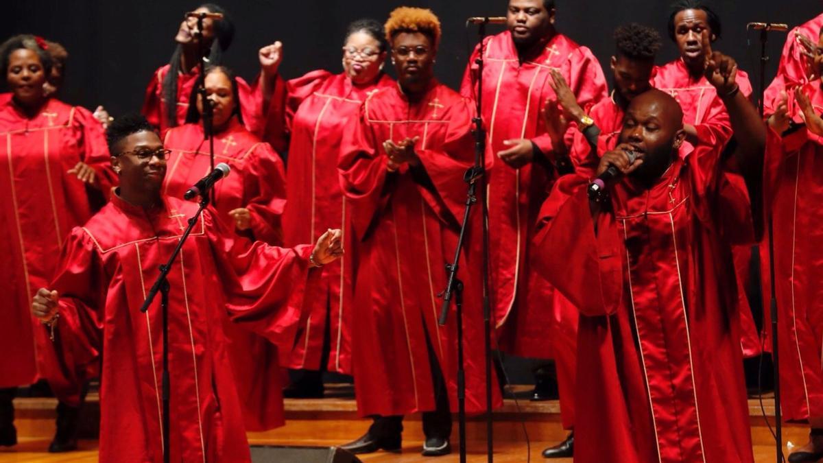 Un momento de un concierto anterior del Alabama Gospel Choir en Vigo.