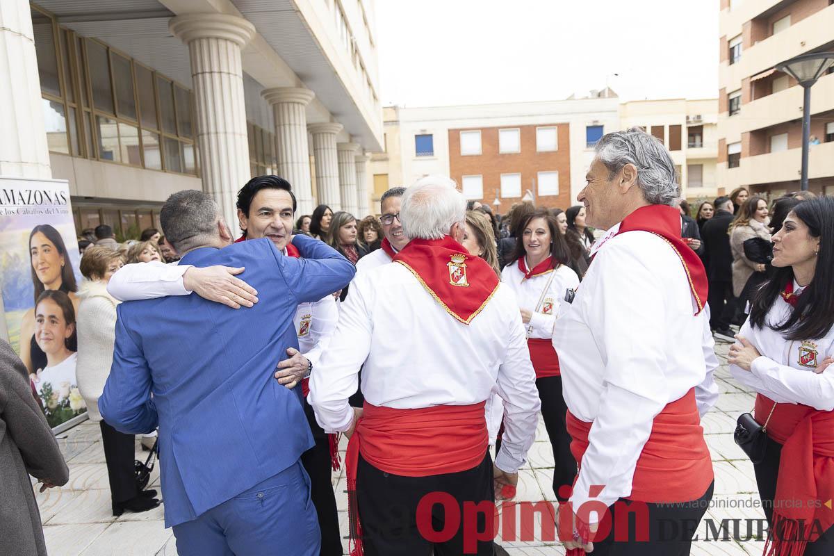Así se ha vivido la presetación de las Amazonas del Bando de los Caballos del Vino de Caravaca