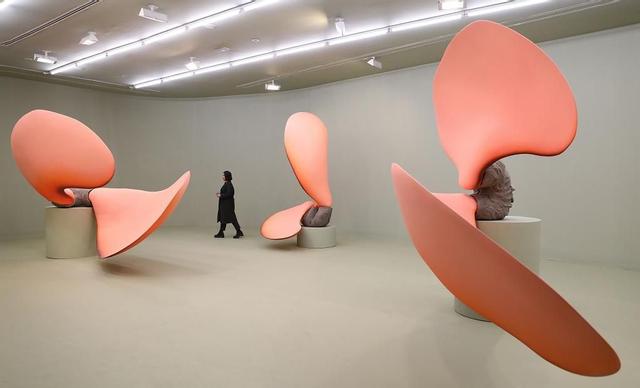 Vista de la exposición de Teresa Solar Abboud 'Pájaro sueño de máquina'.