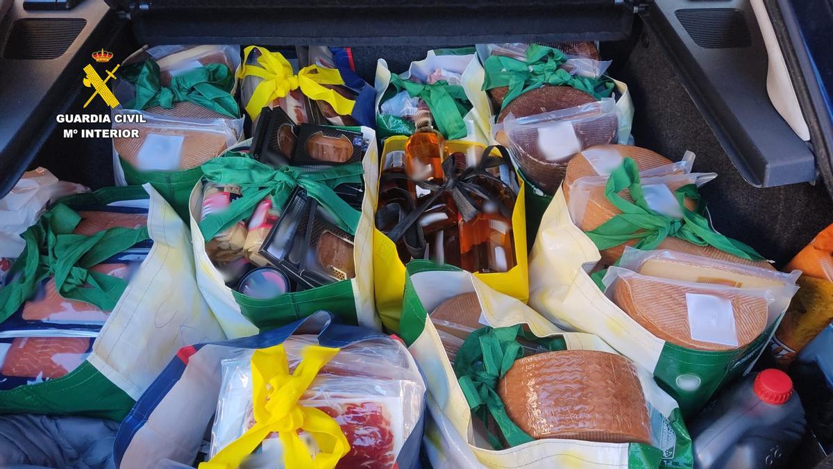 Productos requisados por la Guardia Civil