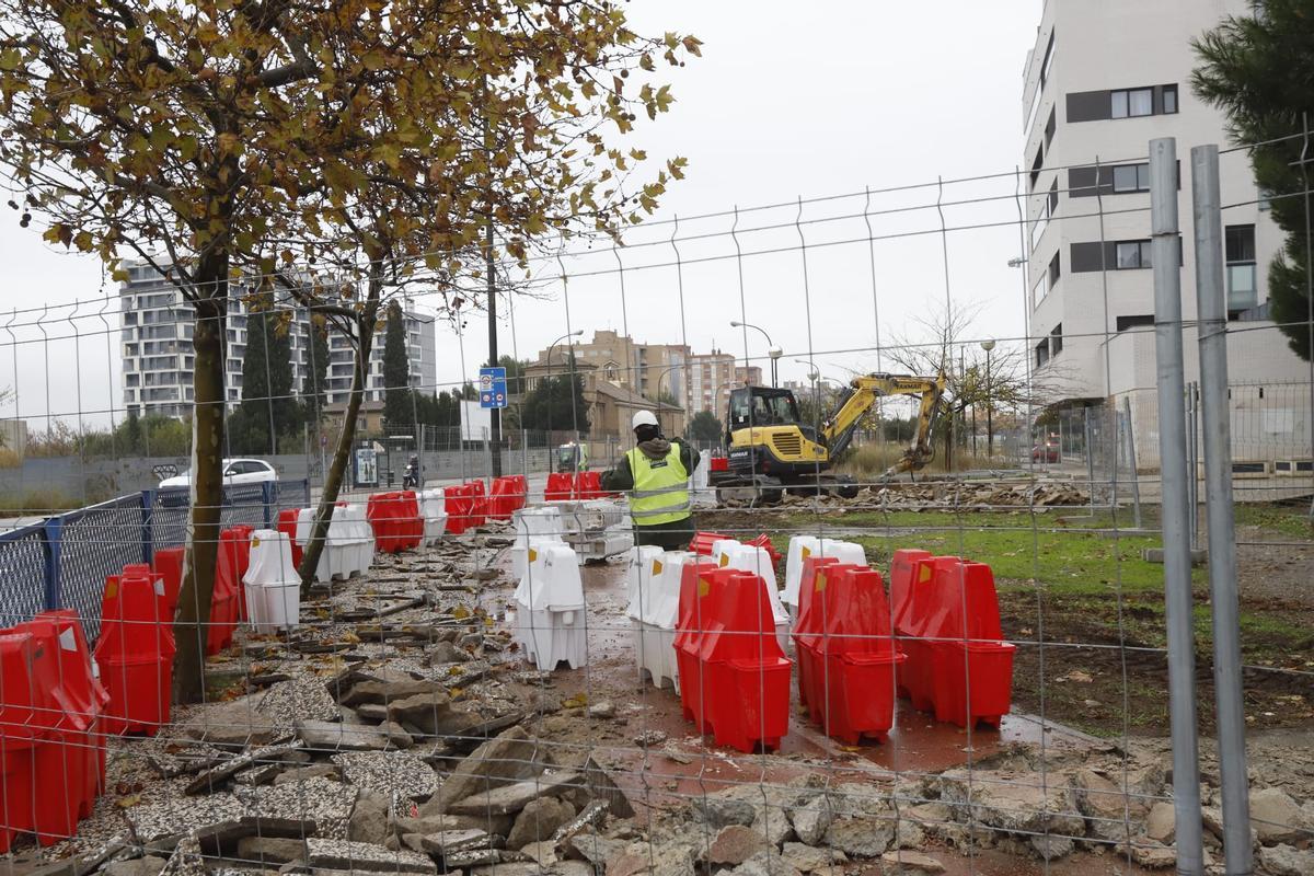 FOTOGALERÍA | Comienza la reforma de la Avenida Cataluña de Zaragoza