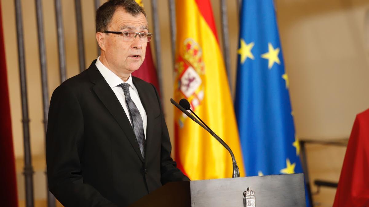 Ballesta durante su intervención en el acto.