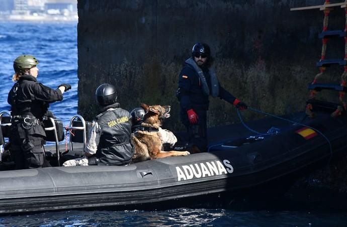 08/05/2019 TALIARTE. TELDE. Simulacro del ejército de operación contra el tráfico de drogas . Fotógrafa: YAIZA SOCORRO.  | 08/05/2019 | Fotógrafo: Yaiza Socorro