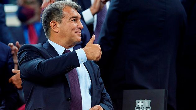 Joan Laporta, presidente del FC Barcelona