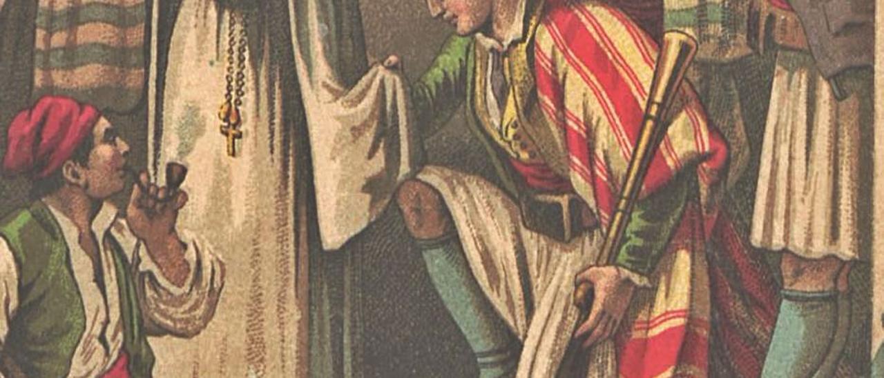 Ilustración de Jaime El Barbudo o Jaume el de la Serra.