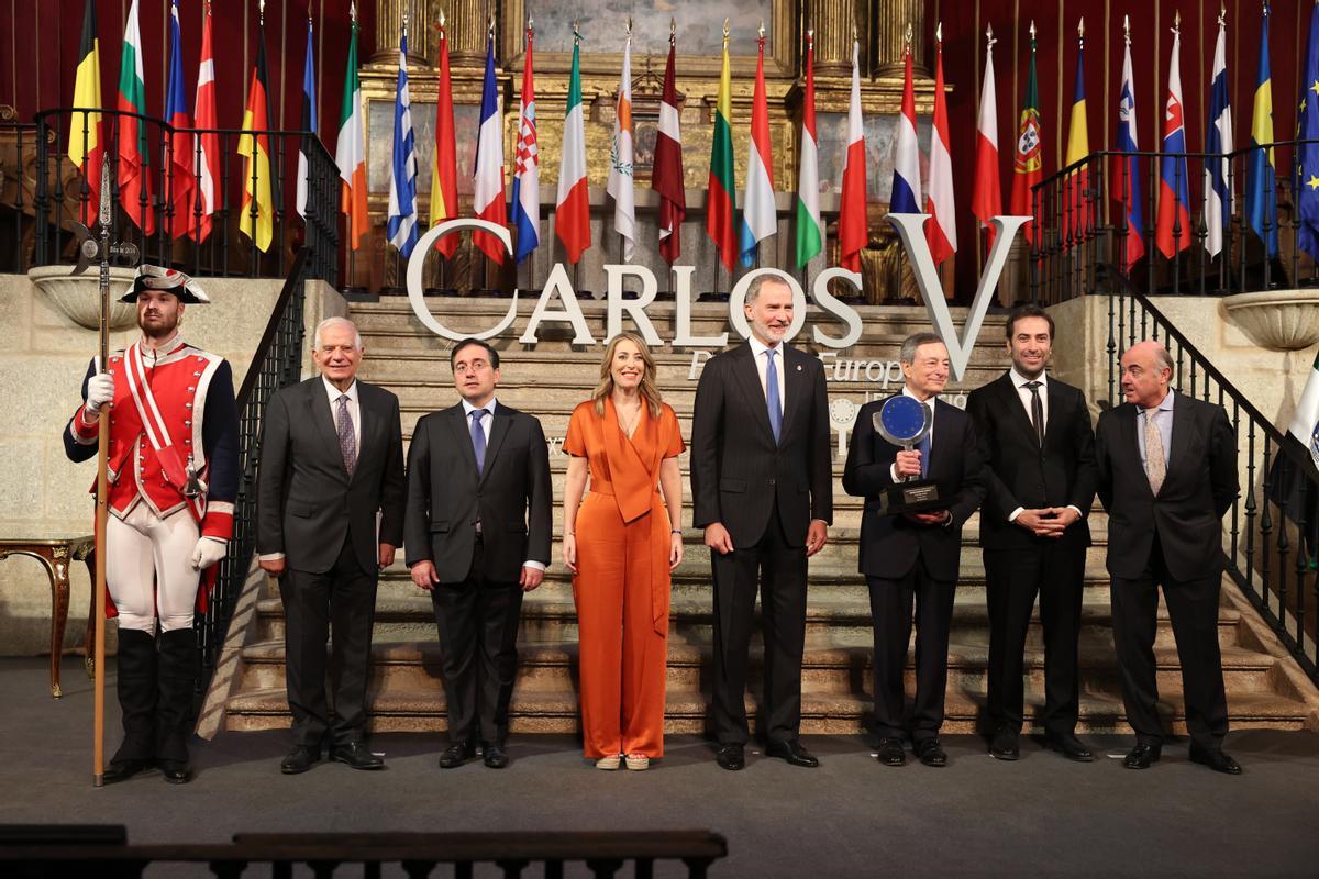 Draghi recoge este viernes el Premio Europeo Carlos V