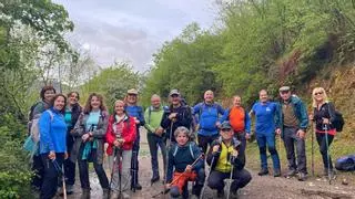 Tres días caminando para visitar a la Santina