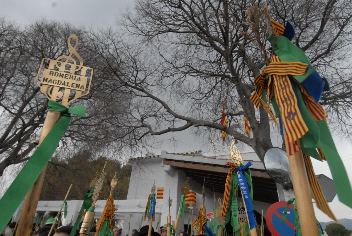 Imagen de la Romeria a la ermita de la Magdalena.