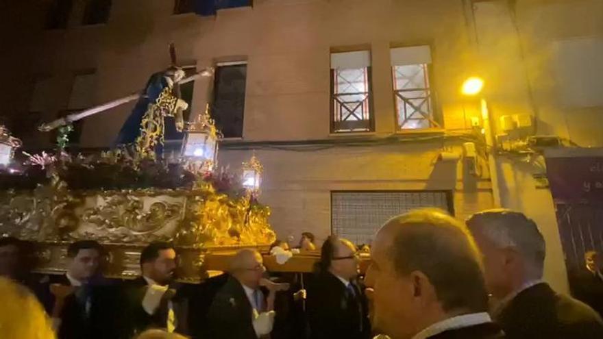 Llegada de la imagen de Jesús del Gran Poder, el Cristo de los Toreros, a la iglesia de San Nicolás de Murcia