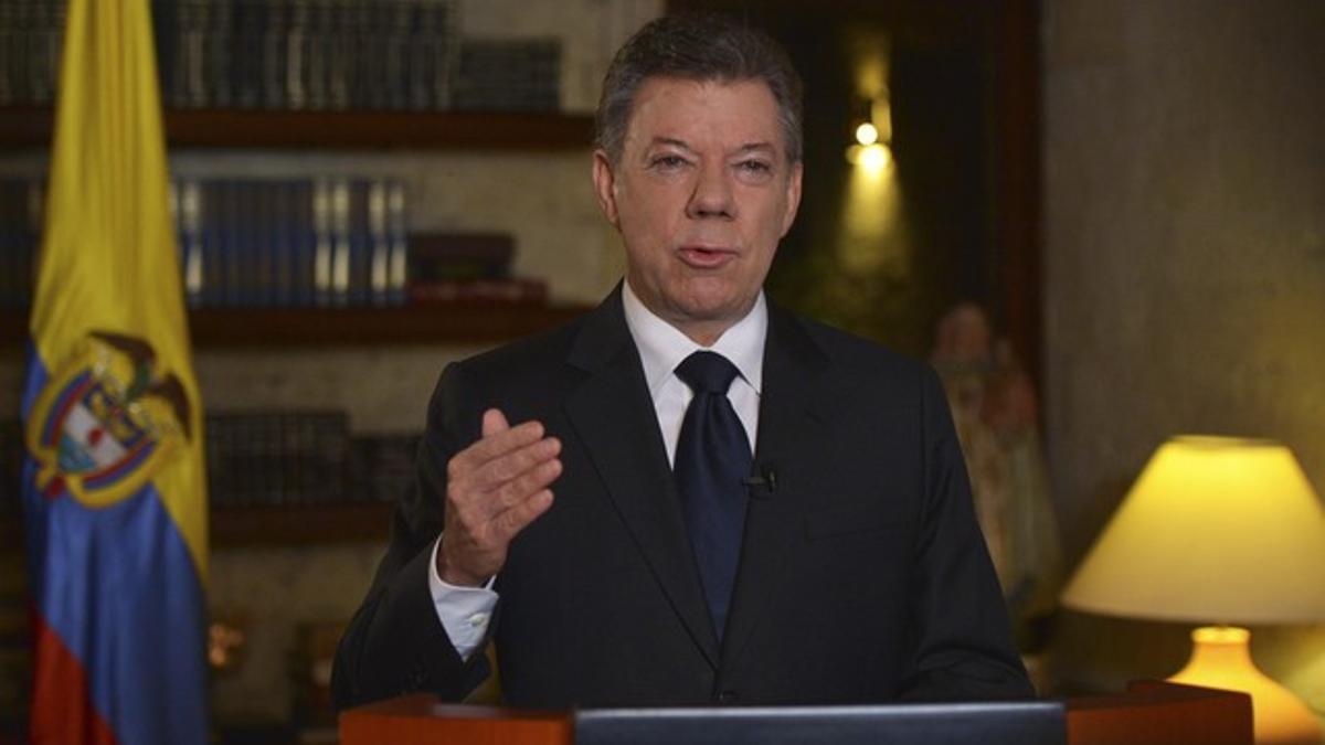 Juan Manuel Santos, presidente de Colombia, anuncia tres días de duelo por el fallecimiento de Gabriel García Márquez