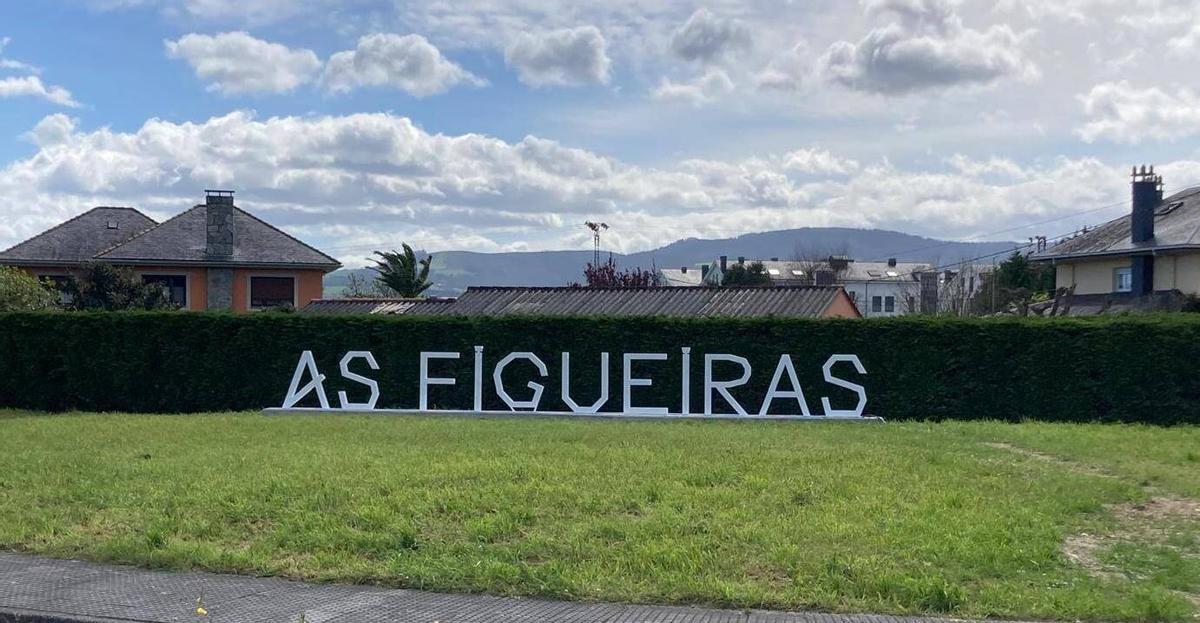 Letrero ubicado a la entrada del pueblo.