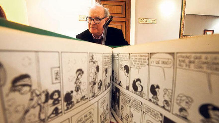 Quino: &quot;Censuré mi imaginación al no ver lo que sale de mi lápiz&quot;