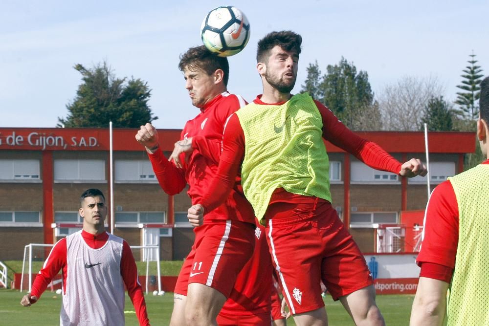 Entrenamiento del Sporting